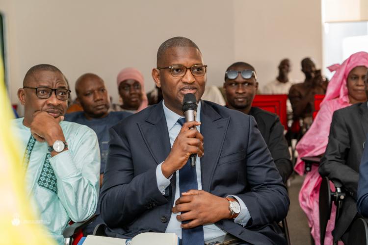 Rencontre entre le Ministre Alioune DIONE et l'Association Professionnelle des Systèmes Financiers Décentralisés du Sénégal (Apsfd-Senegal)