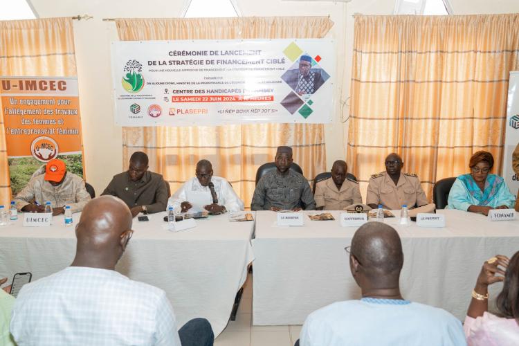  Cérémonie de lancement de la Stratégie de Financement Ciblée à Bambey